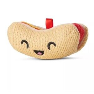 Ami Amis Carl the Hotdog 4" Crocheted Plush Wave 1 NWT